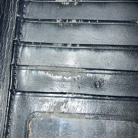 Coach Black Leather Wallet with Gold Hardware - Picture 4 of 6